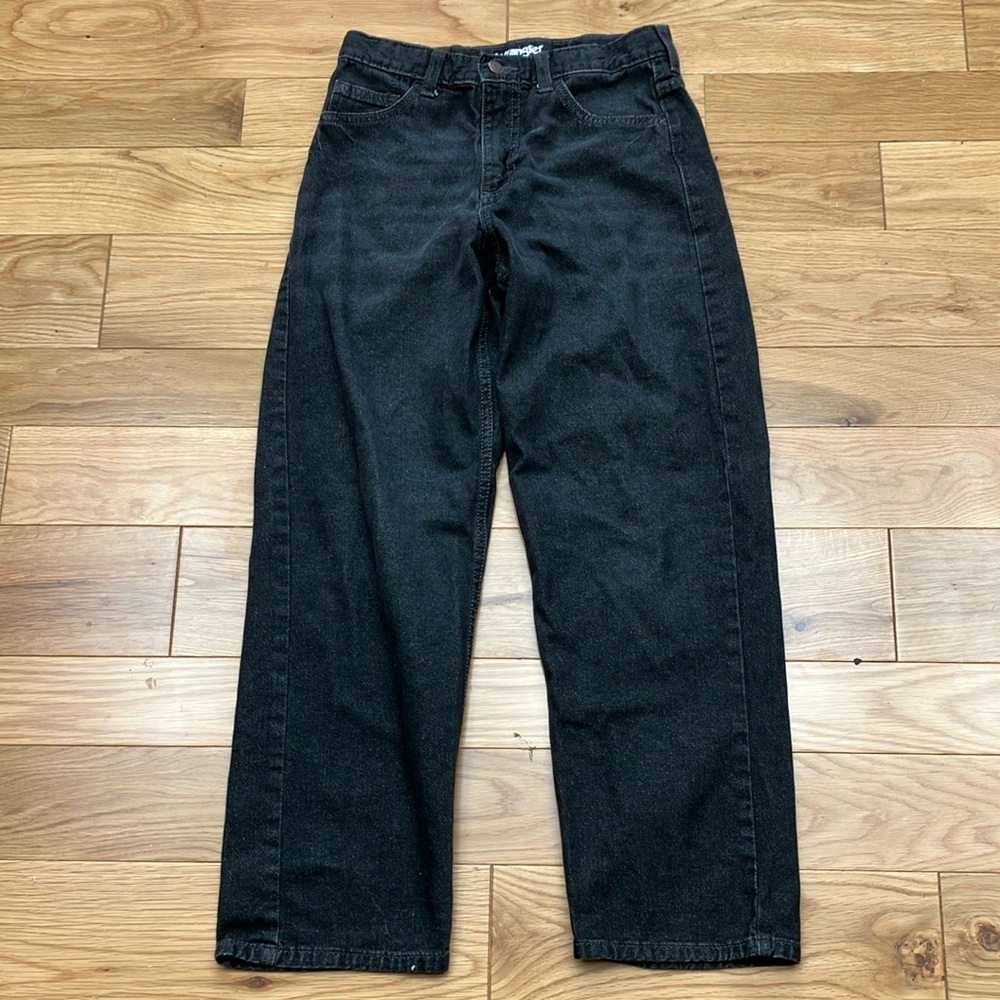 Wrangler worn in black Loose Jeans boys14